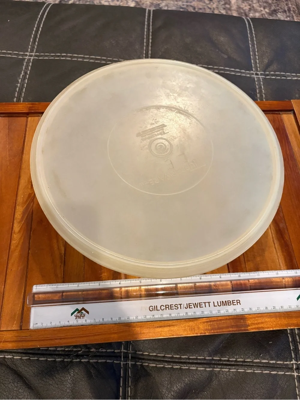 Vintage Tupperware 12” Round Pie Cupcake Cookie Container & Lid
